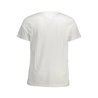 Camiseta de algodón blanca de Tommy Hilfiger