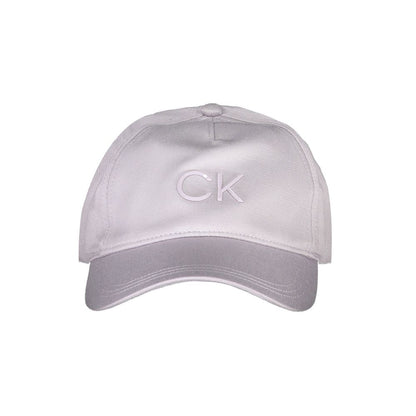 Gorra de algodón color morado de Calvin Klein