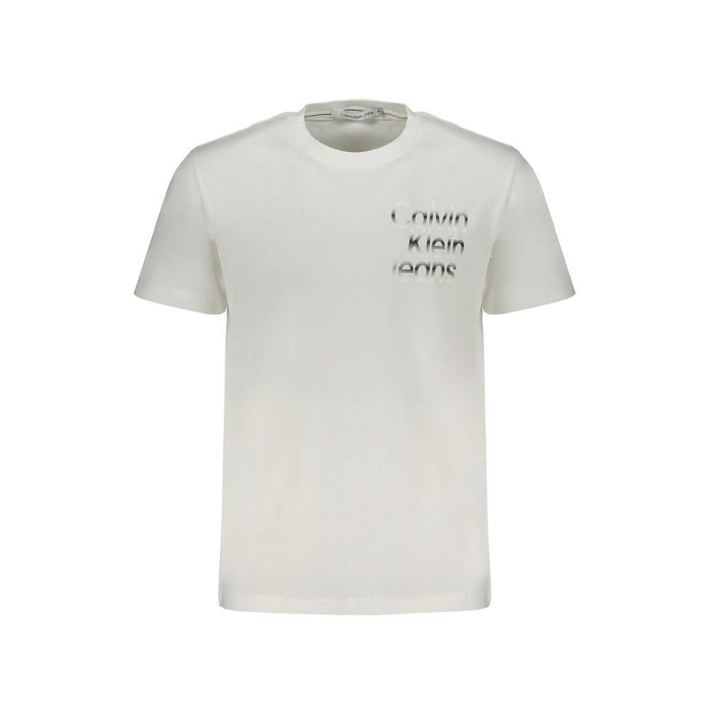 Camiseta de algodón blanca de Calvin Klein