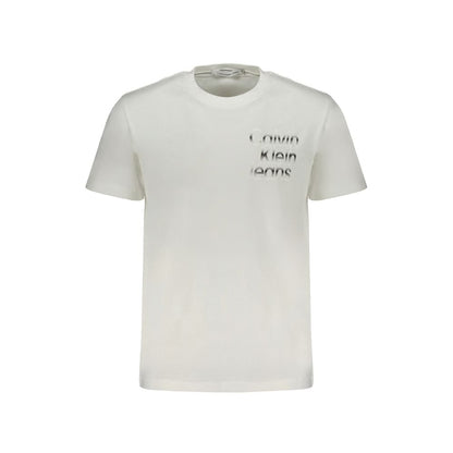 Camiseta de algodón blanca de Calvin Klein