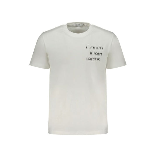 Camiseta de algodón blanca de Calvin Klein