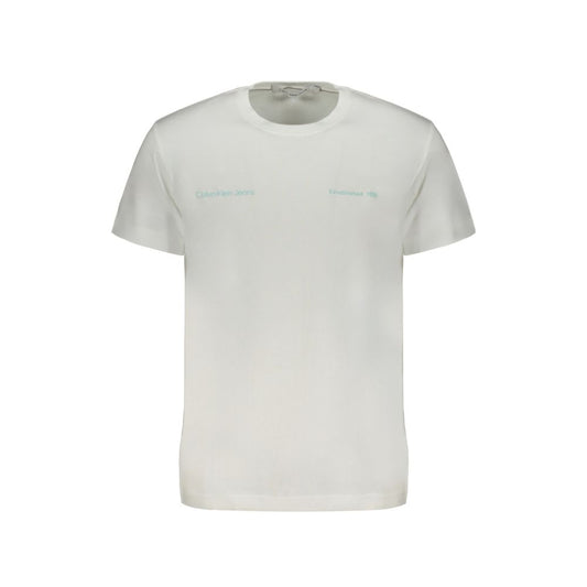 Camiseta de algodón blanca de Calvin Klein