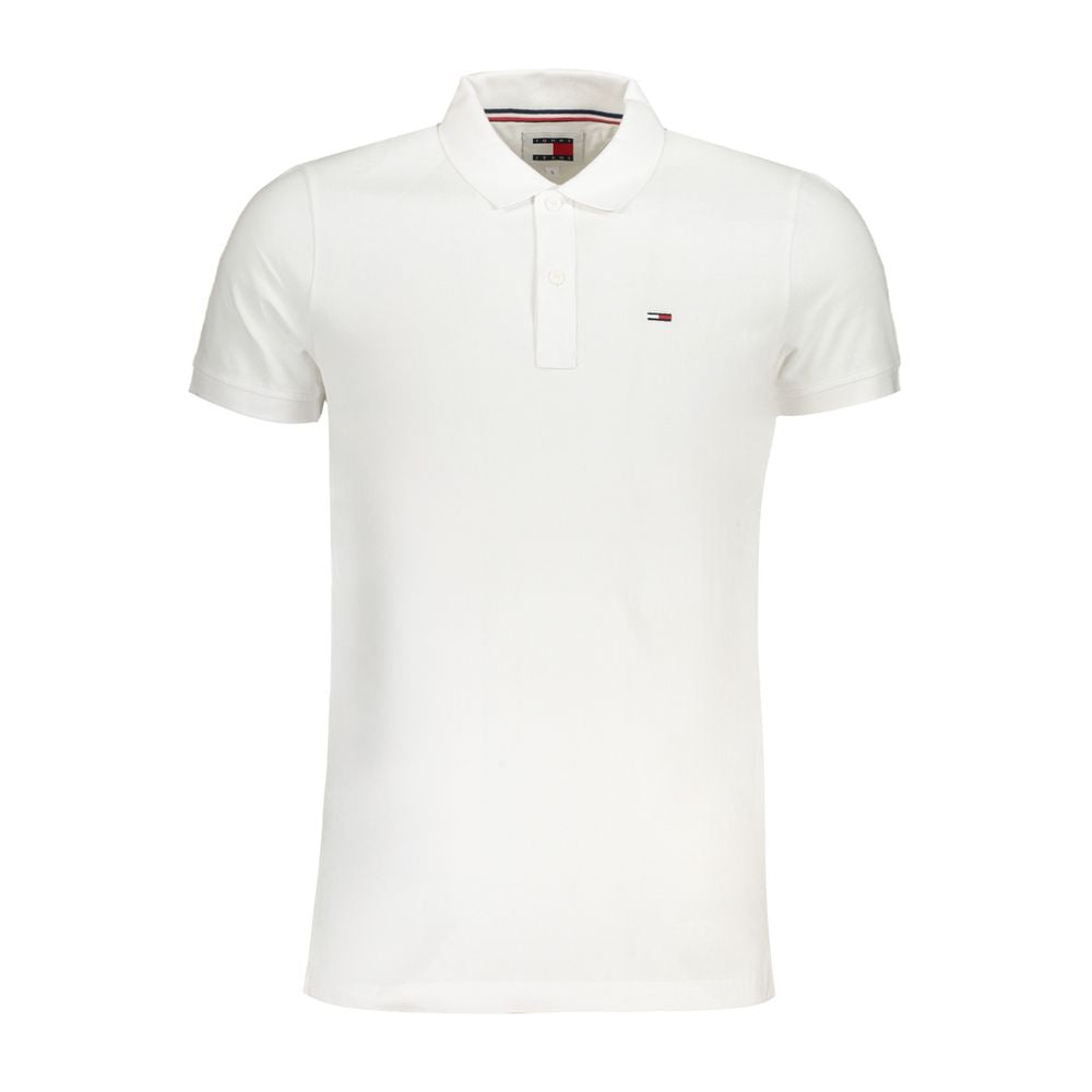 Polo de algodón blanco de Tommy Hilfiger