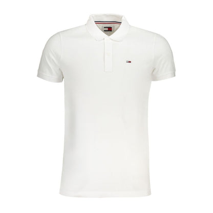 Polo de algodón blanco de Tommy Hilfiger