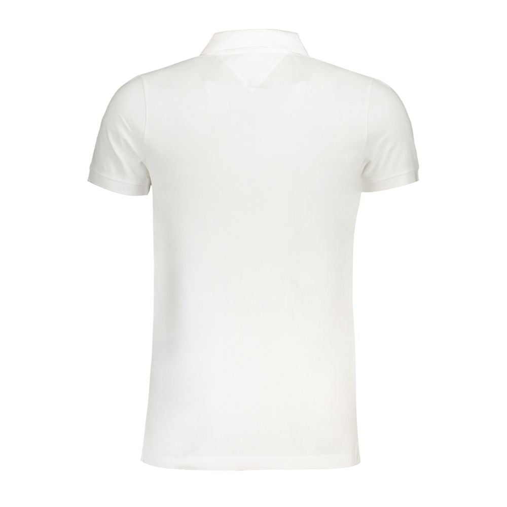 Polo de algodón blanco de Tommy Hilfiger