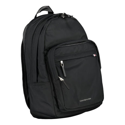 Mochila Tommy Hilfiger de poliéster negra