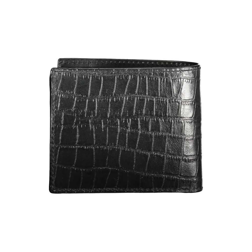 Cartera de piel negra Tommy Hilfiger