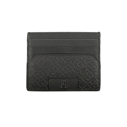 Cartera de piel negra Tommy Hilfiger