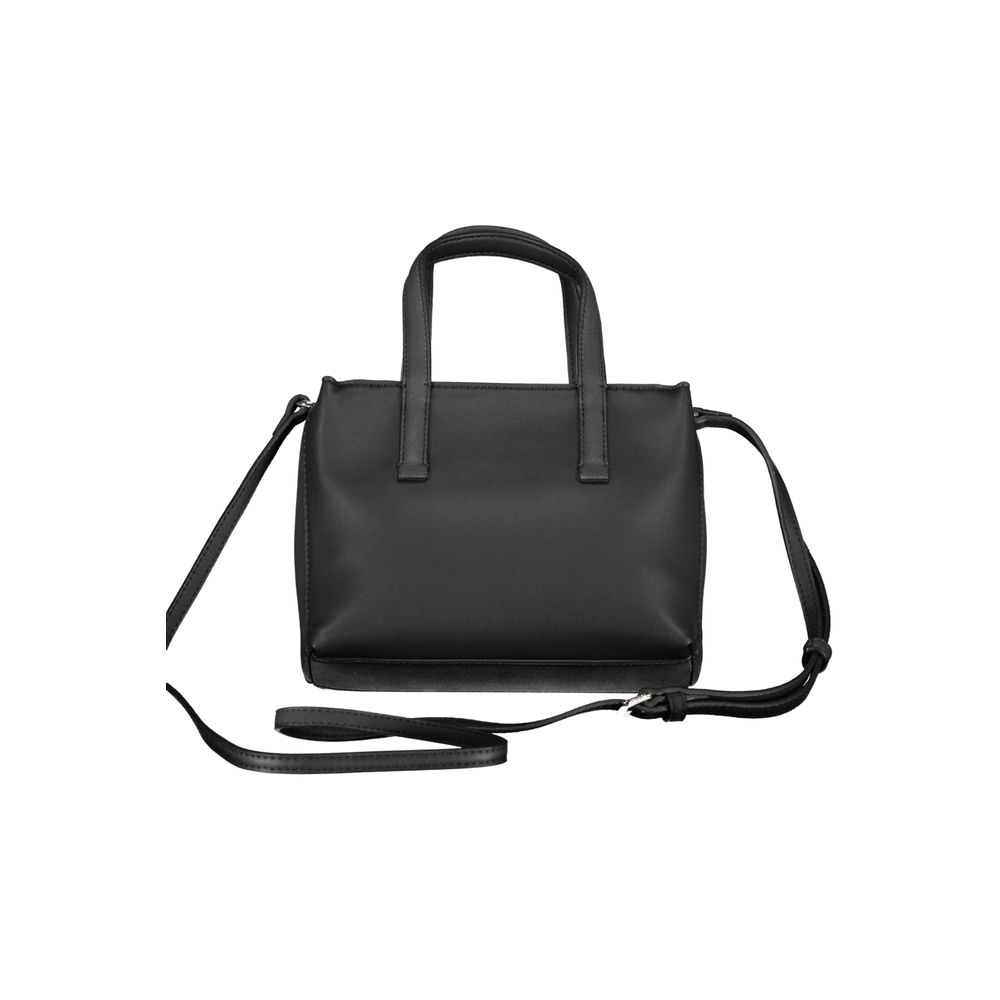 Bolso de mano de poliéster negro de Calvin Klein