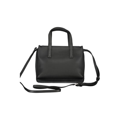 Bolso de mano de poliéster negro de Calvin Klein