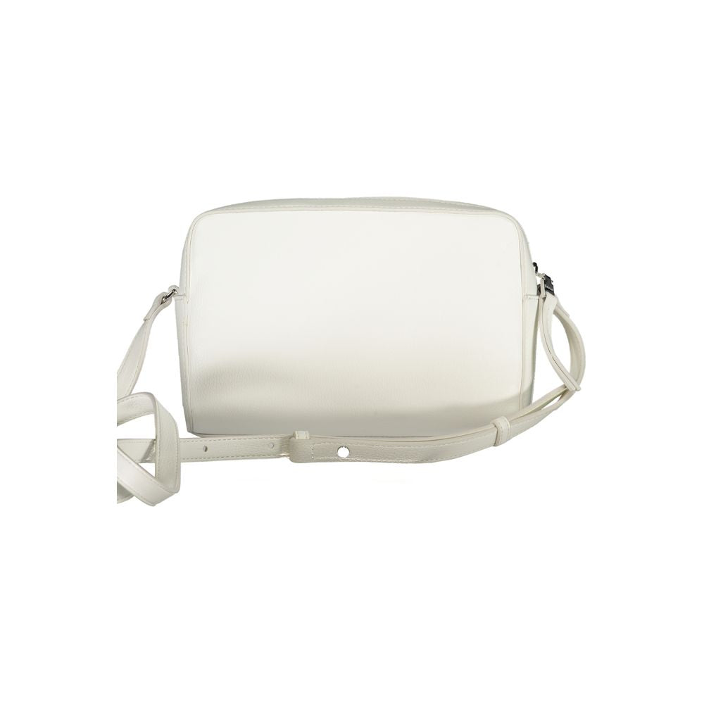Bolso de mano Calvin Klein de polietileno blanco