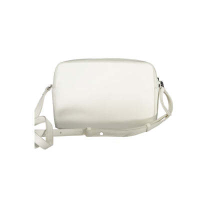 Bolso de mano Calvin Klein de polietileno blanco