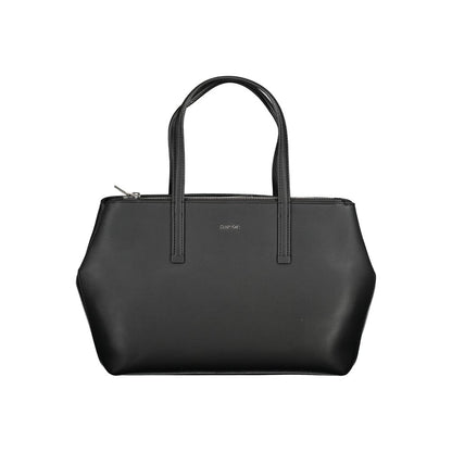 Bolso de mano de poliéster negro de Calvin Klein