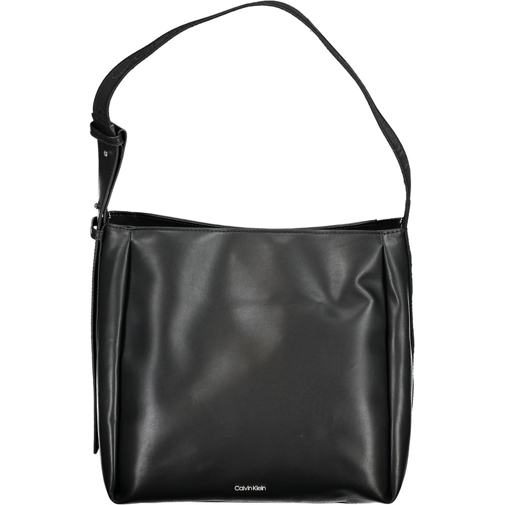 Bolso de mano de poliéster negro de Calvin Klein