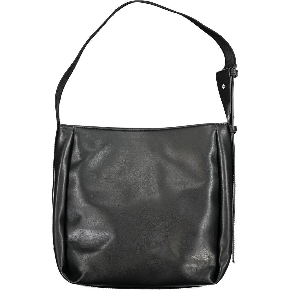 Bolso de mano de poliéster negro de Calvin Klein