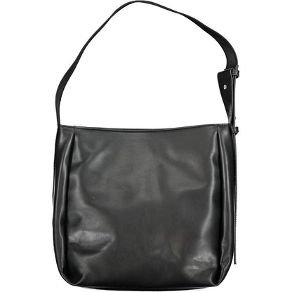 Bolso de mano de poliéster negro de Calvin Klein
