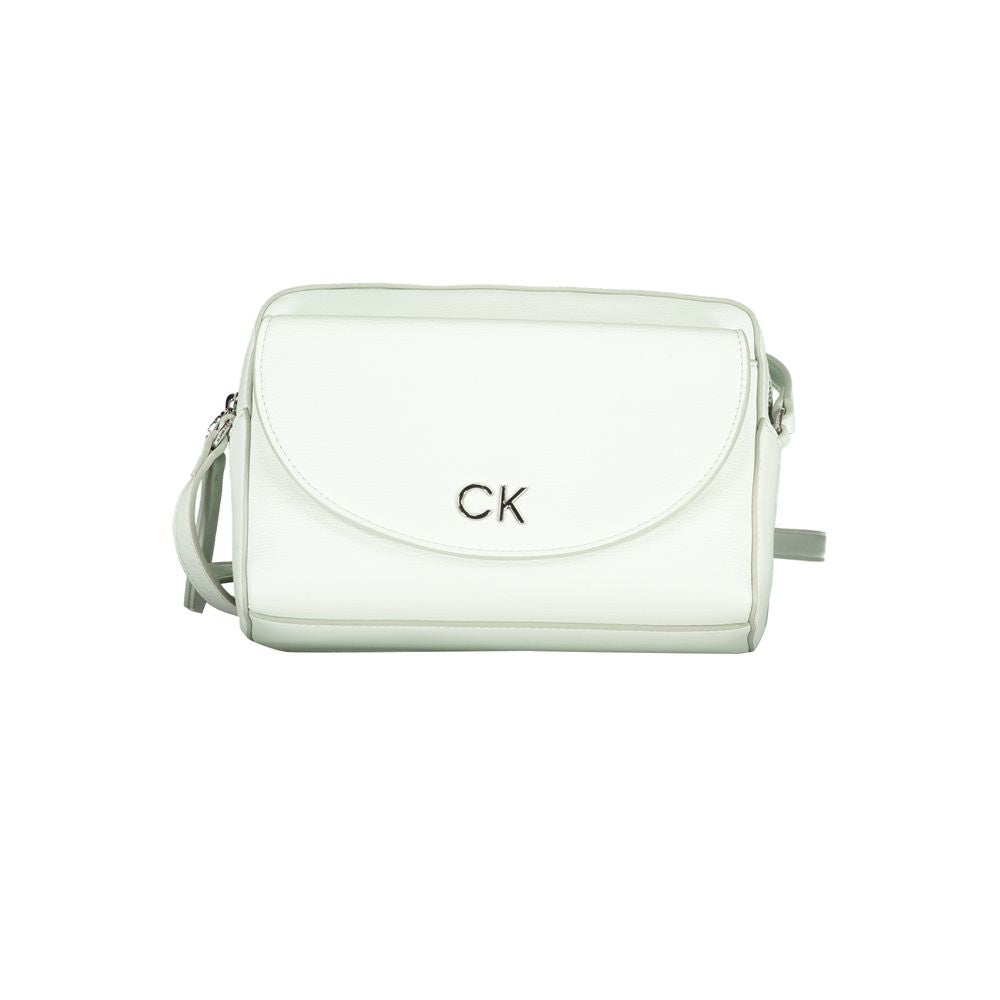 Bolso de mano Calvin Klein de polietileno verde