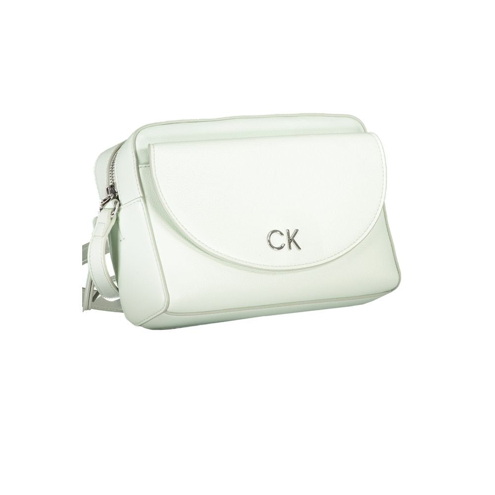 Bolso de mano Calvin Klein de polietileno verde