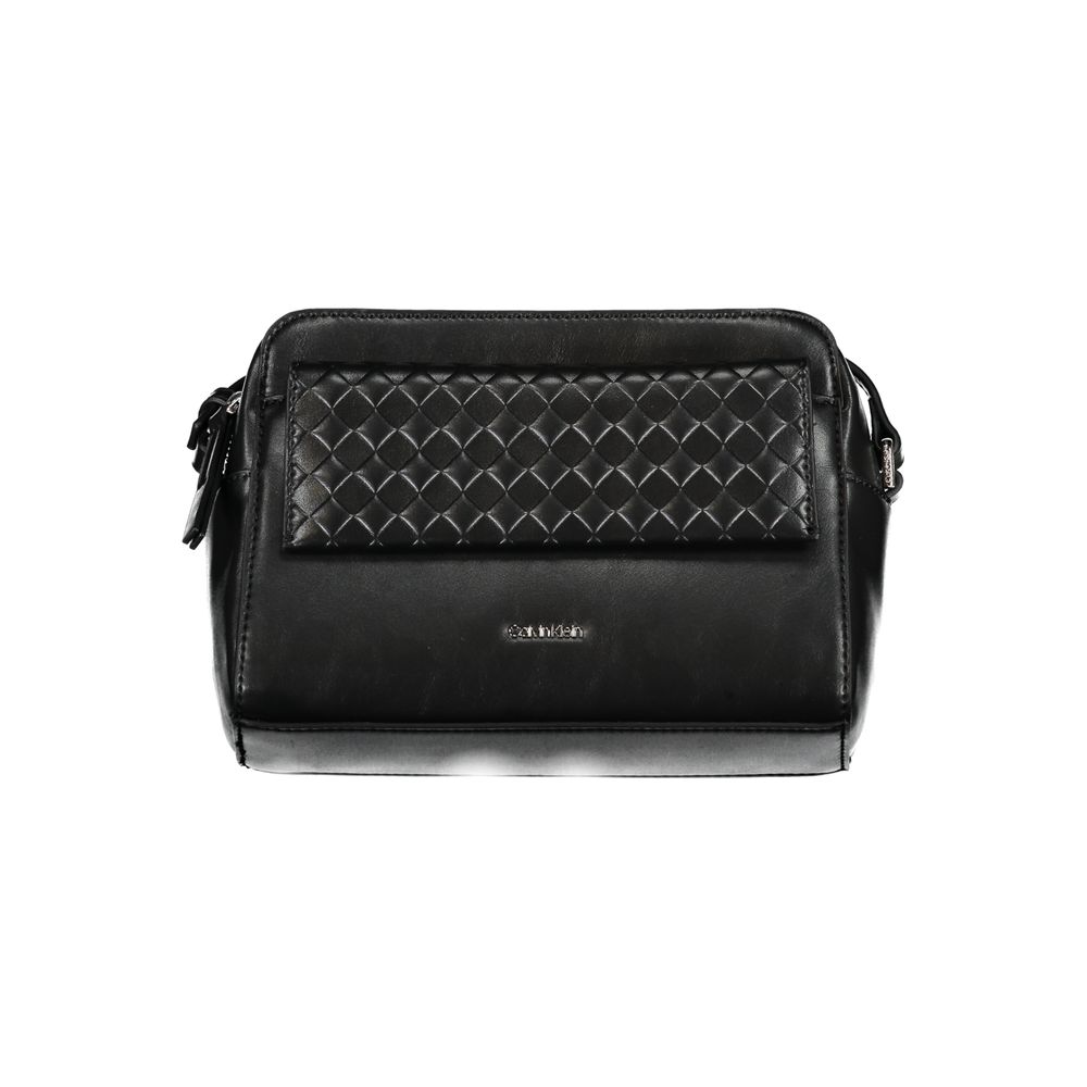 Bolso de mano de poliéster negro de Calvin Klein