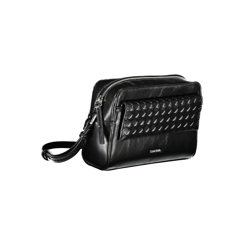 Bolso de mano de poliéster negro de Calvin Klein