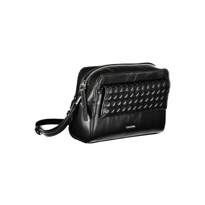 Bolso de mano de poliéster negro de Calvin Klein