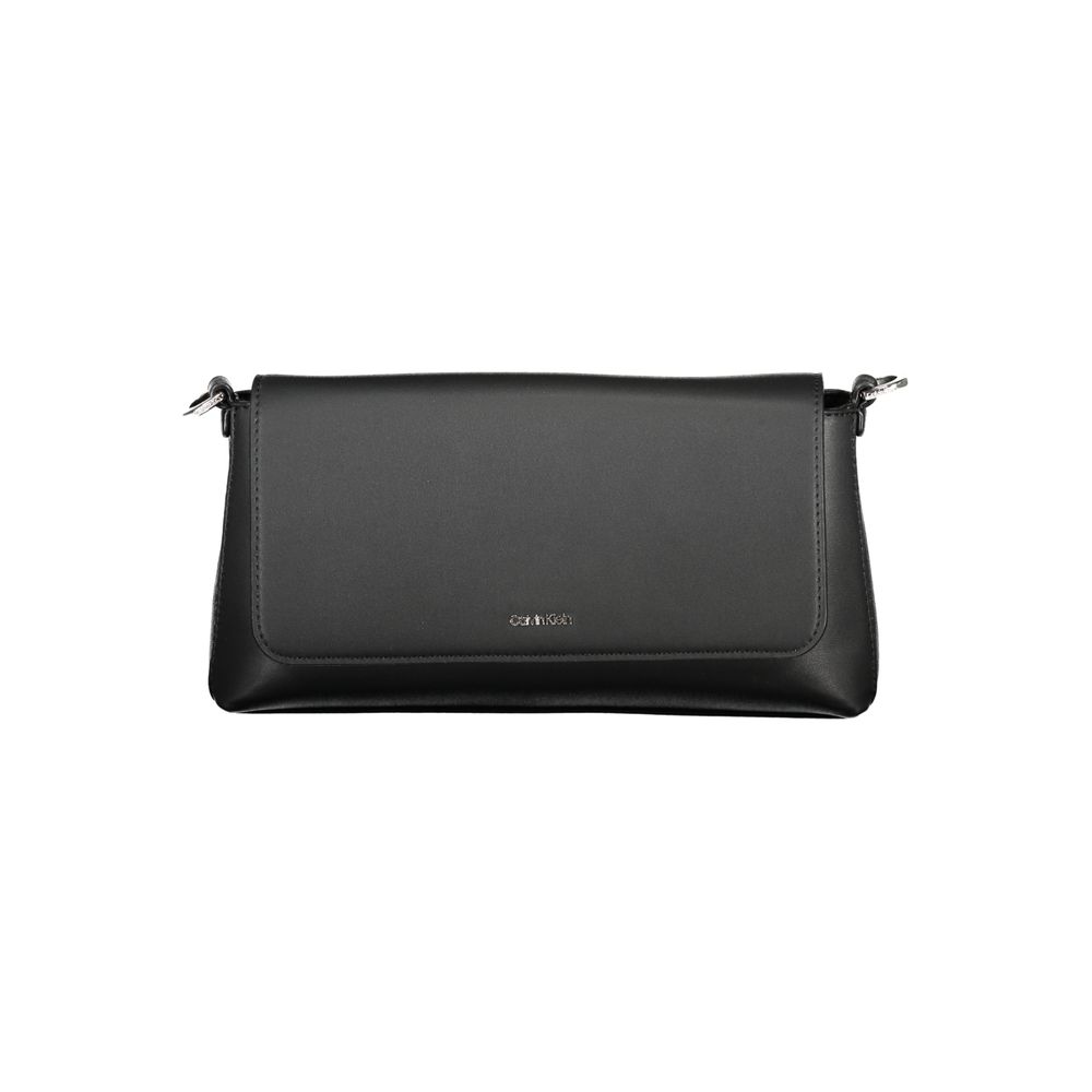 Bolso de mano de poliéster negro de Calvin Klein
