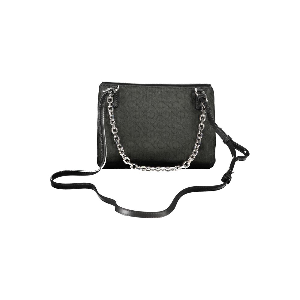 Bolso de mano de poliéster negro de Calvin Klein