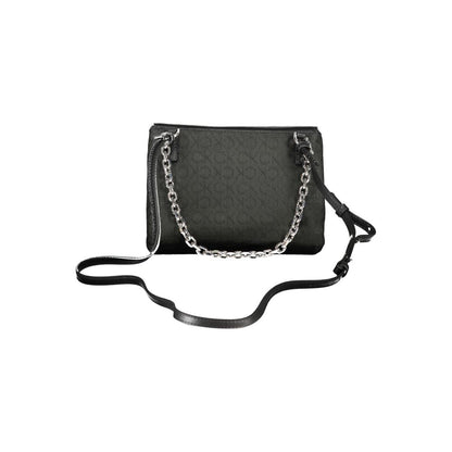 Bolso de mano de poliéster negro de Calvin Klein