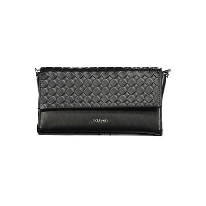 Bolso de mano de poliéster negro de Calvin Klein