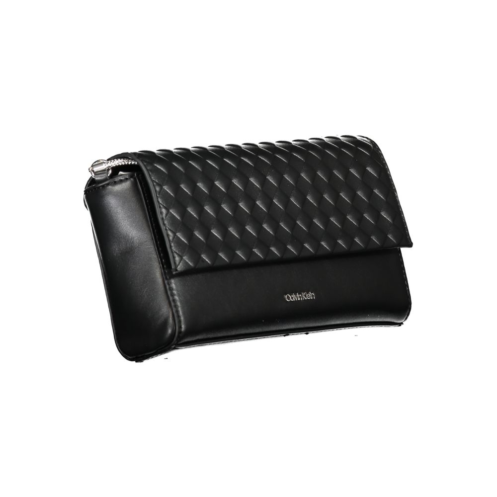 Bolso de mano de poliéster negro de Calvin Klein