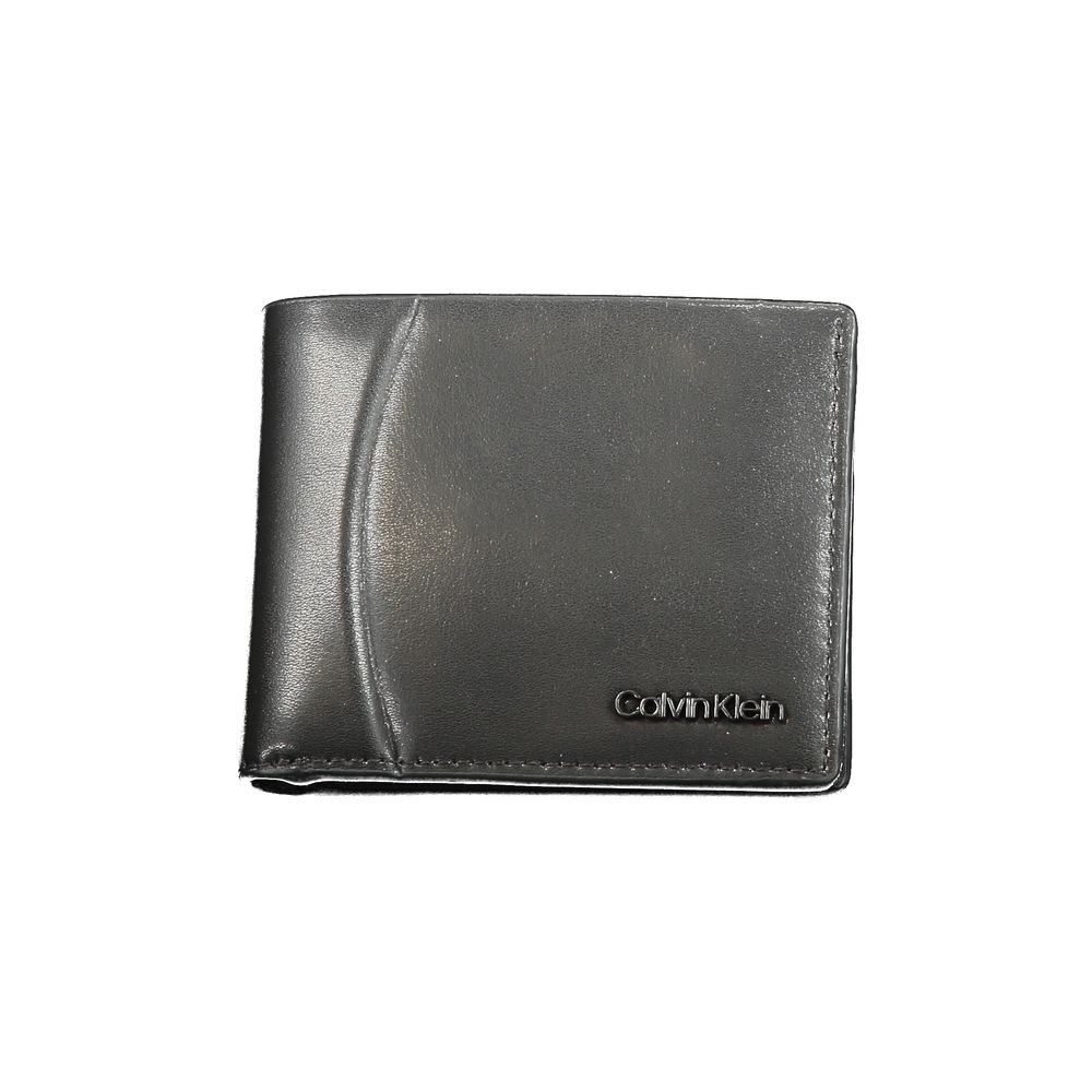 Cartera de piel negra de Calvin Klein