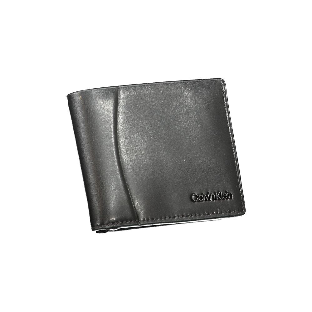 Cartera de piel negra de Calvin Klein