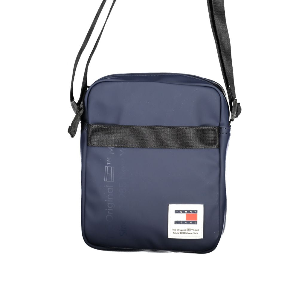 Bolso de hombro de polietileno azul de Tommy Hilfiger
