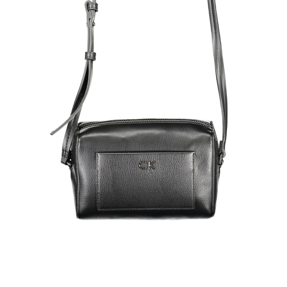 Bolso de mano de poliéster negro de Calvin Klein