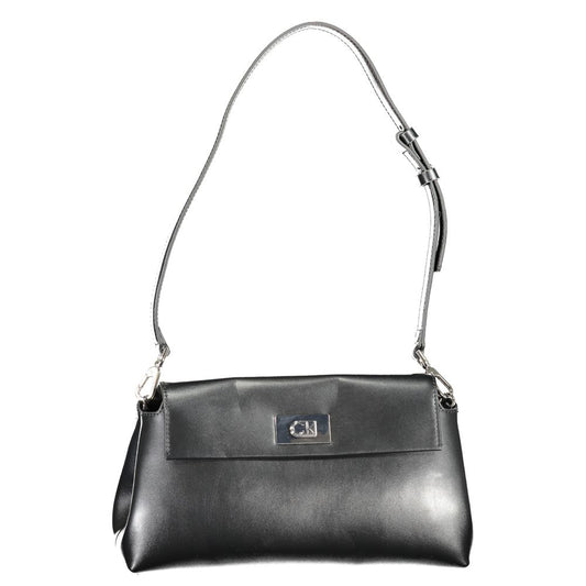 Bolso de mano de poliéster negro de Calvin Klein