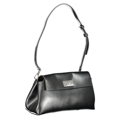 Bolso de mano de poliéster negro de Calvin Klein