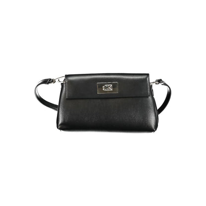 Bolso de mano de poliéster negro de Calvin Klein