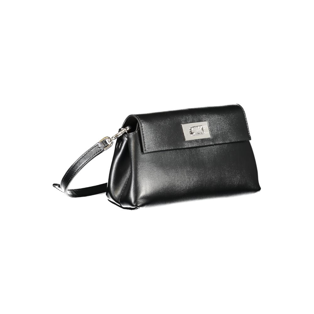 Bolso de mano de poliéster negro de Calvin Klein