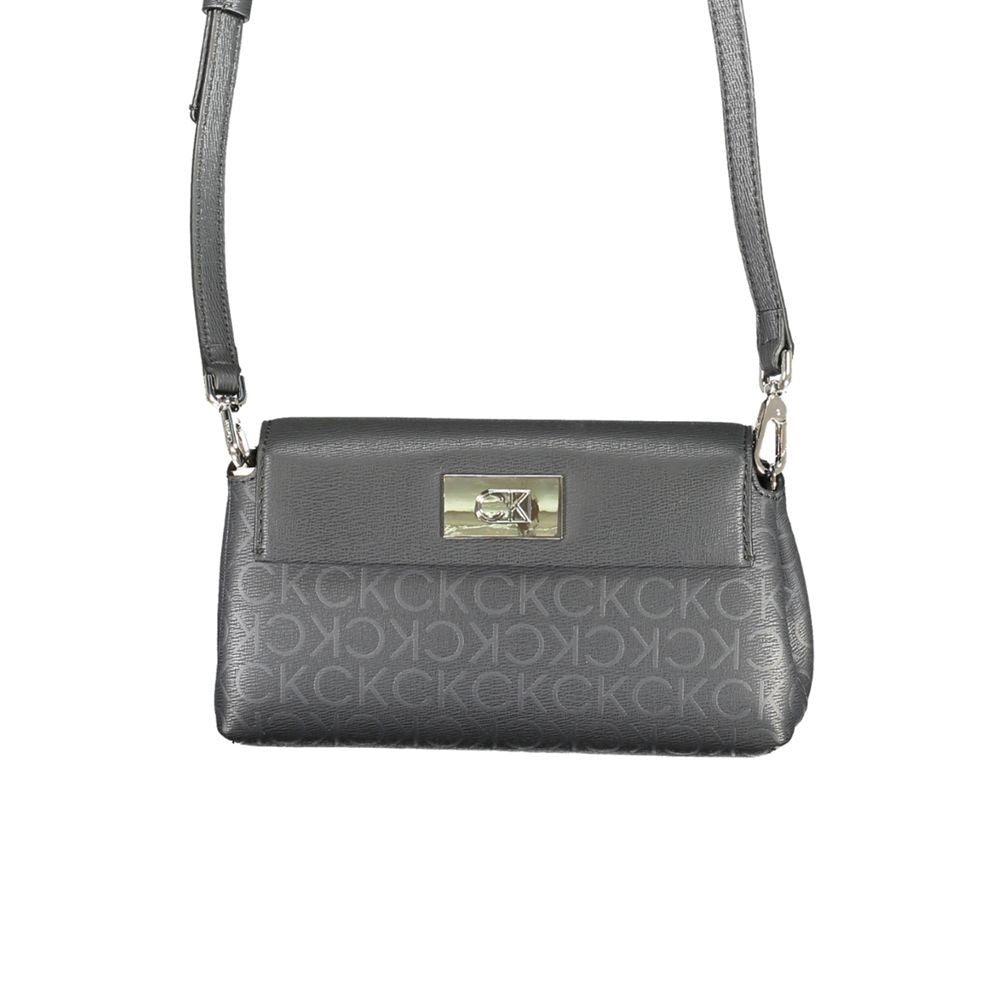 Bolso de mano de poliéster negro de Calvin Klein