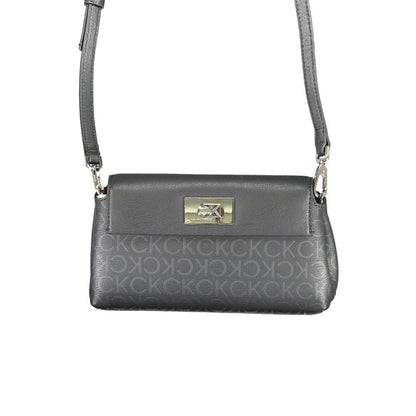 Bolso de mano de poliéster negro de Calvin Klein