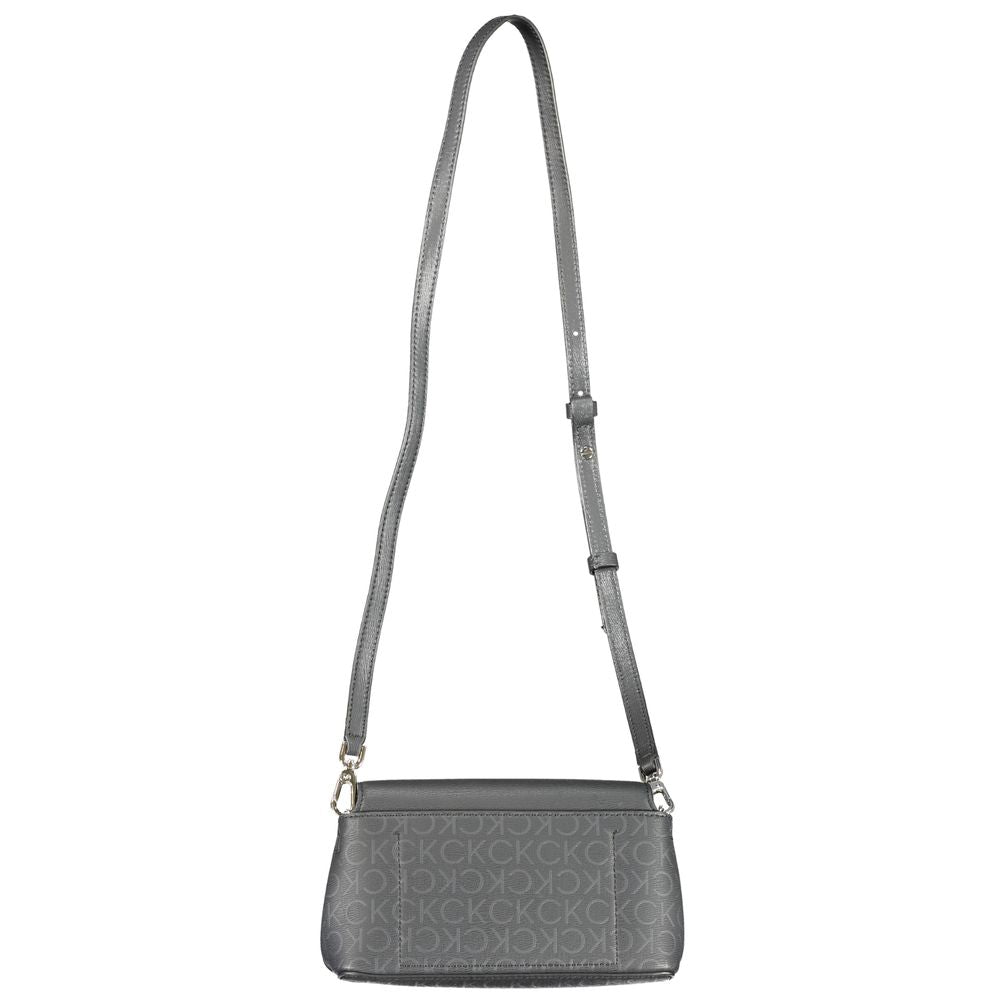 Bolso de mano de poliéster negro de Calvin Klein