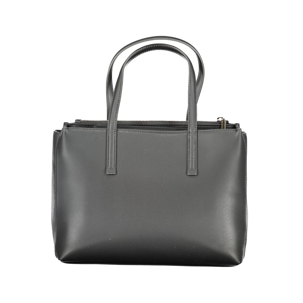 Bolso de mano de poliéster negro de Calvin Klein