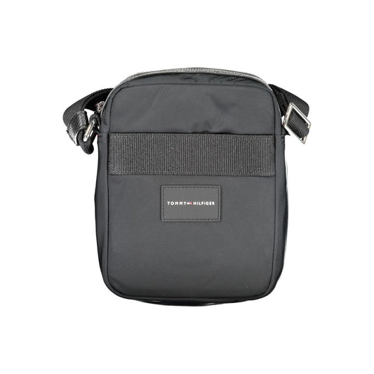 Bolso de hombro de poliéster negro de Tommy Hilfiger