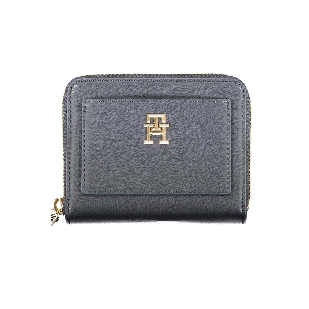 Cartera de polietileno azul de Tommy Hilfiger