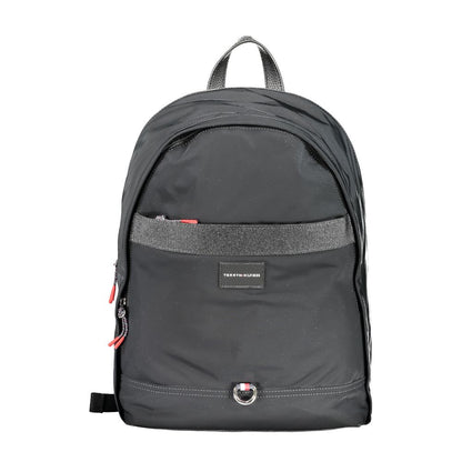 Mochila Tommy Hilfiger de poliéster negra