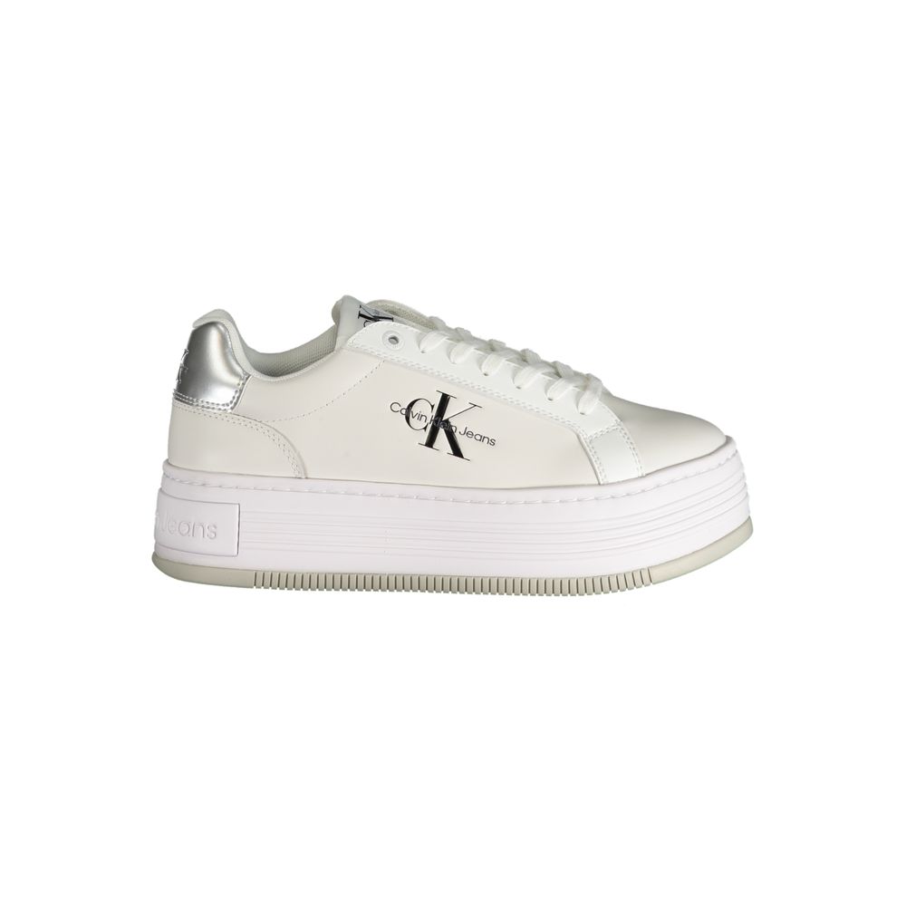 Zapatillas Calvin Klein blancas de poliéster