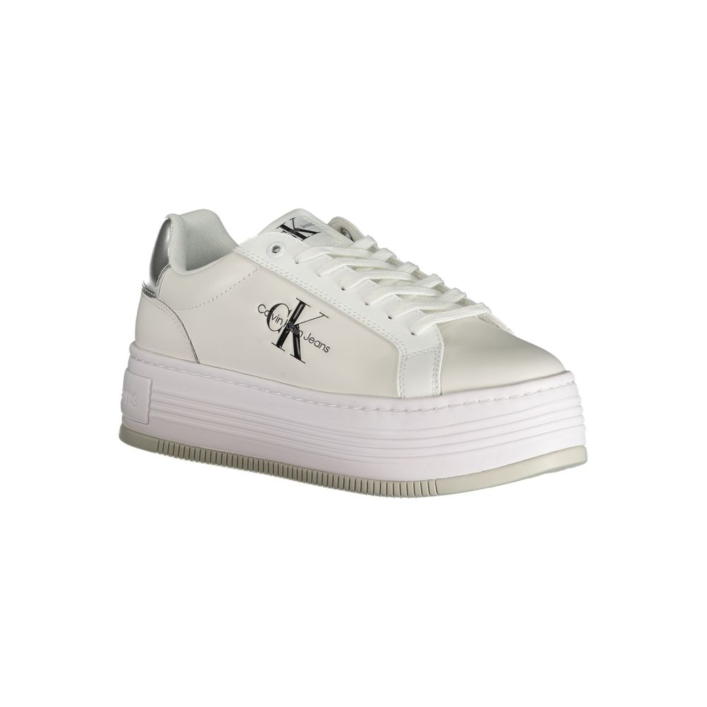 Zapatillas Calvin Klein blancas de poliéster