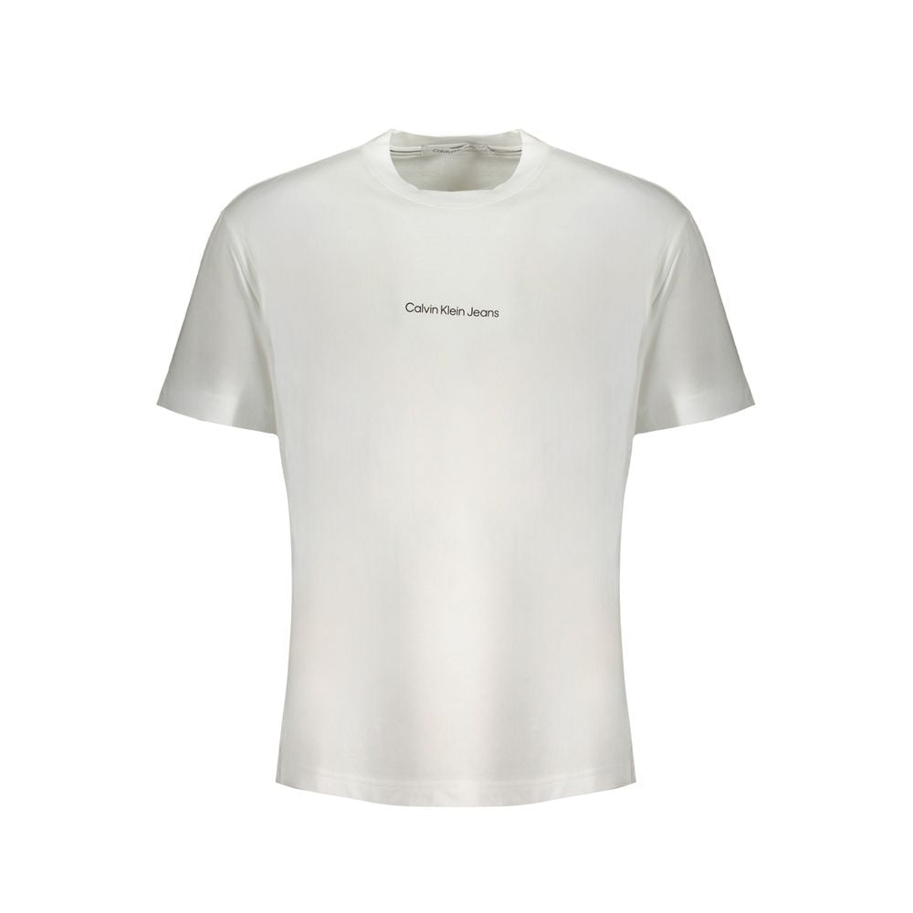 Camiseta de algodón blanca de Calvin Klein