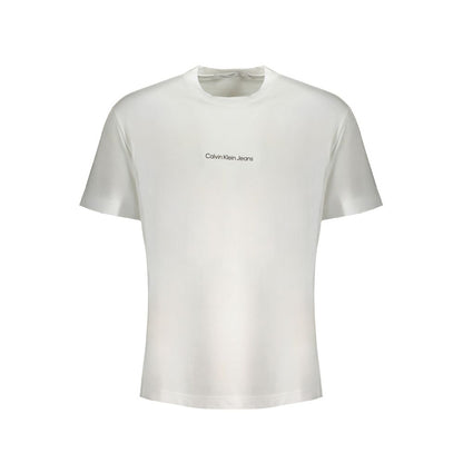 Camiseta de algodón blanca de Calvin Klein