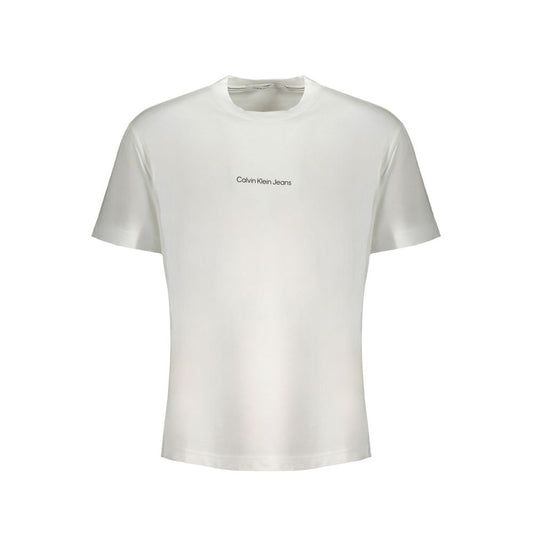Camiseta de algodón blanca de Calvin Klein